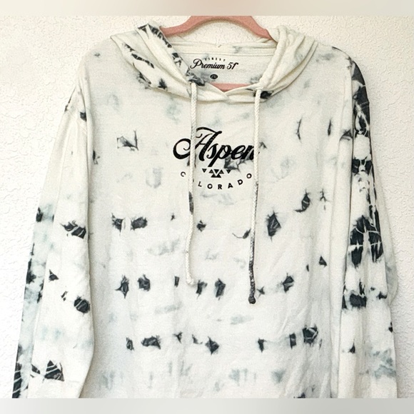 Women's Premium 51 Aspen Colorado Tie-Dye Hoodie - Picture 2 of 11